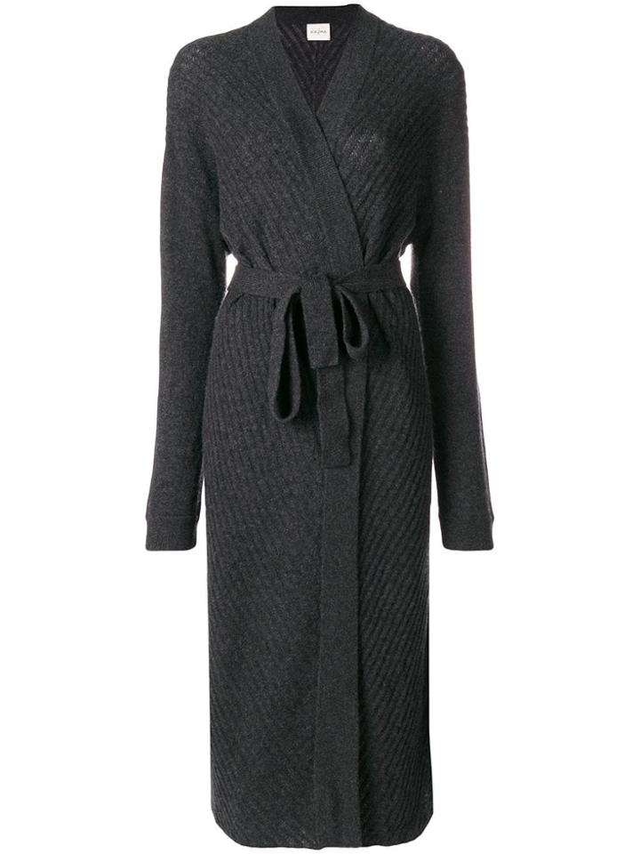 Le Kasha Austin Cardi-coat - Grey