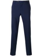 Pt01 Cropped Skinny Trousers, Men's, Size: 54, Blue, Polyester/virgin Wool/spandex/elastane