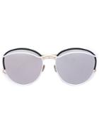 Dior Eyewear 'dioround' Sunglasses, Women's, White, Acetate/metal (other)