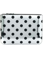 Comme Des Garçons Wallet Polka Dot Wallet - Metallic