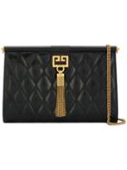 Givenchy Medium Gem Quilted Clutch Bag - Black