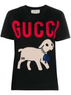 Gucci Lamb-printed T-shirt - Black