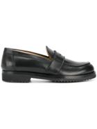 Société Anonyme Block Heel Loafers - Black