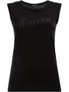Ann Demeulemeester Front Printed Top - Black