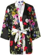 Blugirl Floral Print Kimono - Black