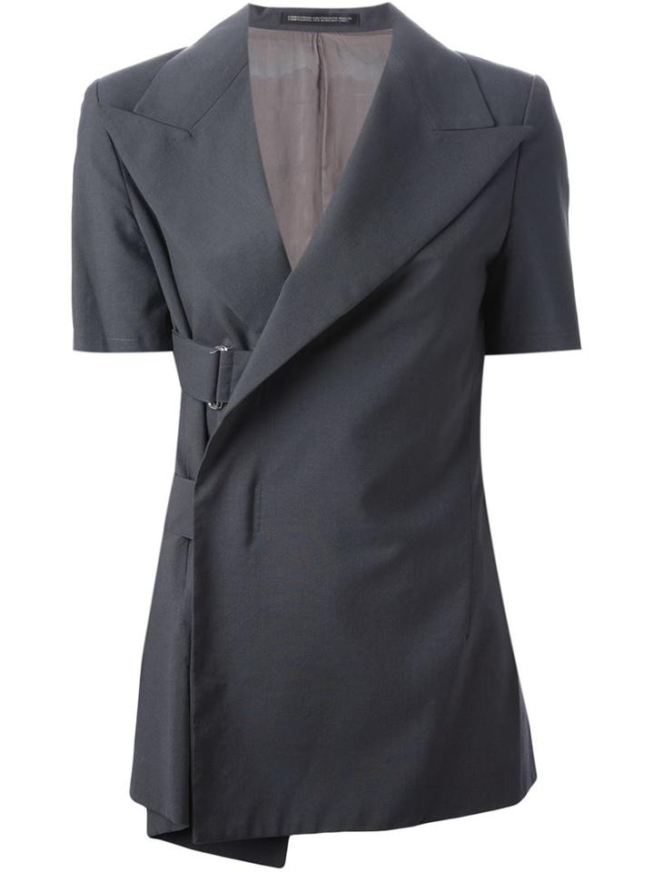 Yohji Yamamoto Vintage Double Breasted Short Sleeve Blazer