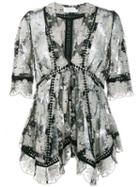 Zimmermann Floral Embroidery Blouse