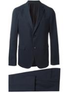 Z Zegna Single Breasted Straight Leg Two Piece Suit