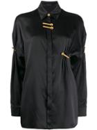 Versace Medusa Logo Clip Shirt - Black