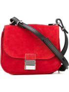Proenza Schouler Tiny Kent Crossbody Bag, Women's, Red, Suede