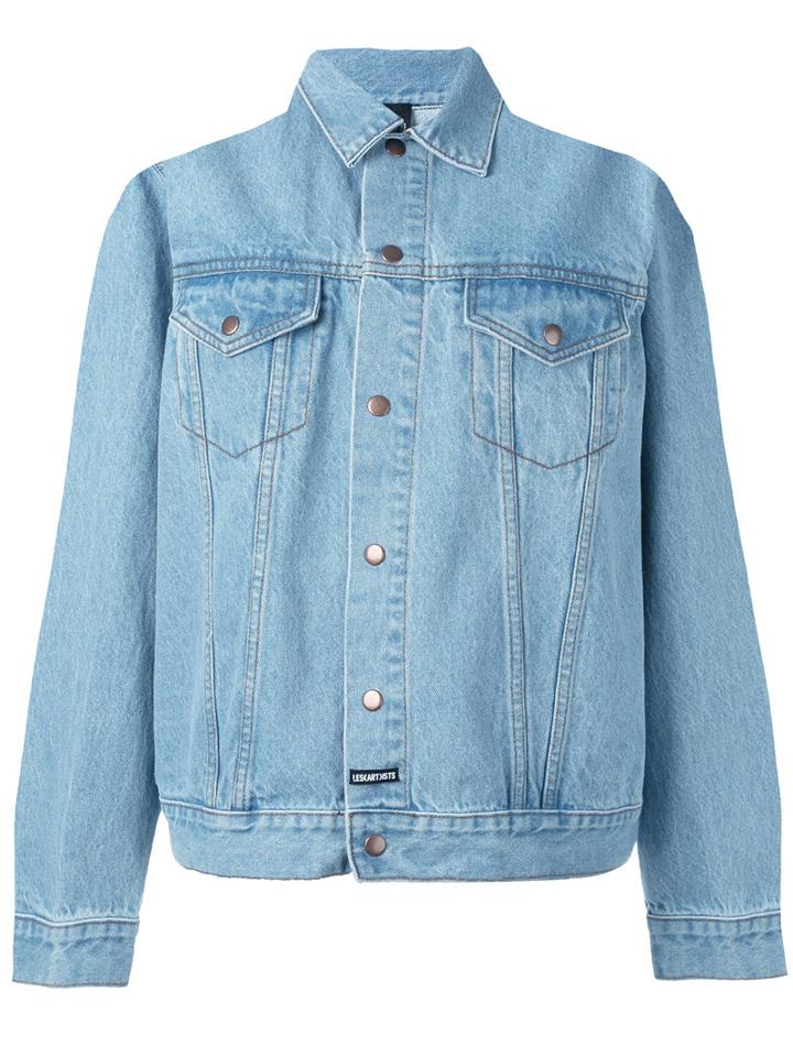 Les (art)ists - 'new Wave' Denim Jacket - Women - Cotton - Xs, Women's, Blue, Cotton