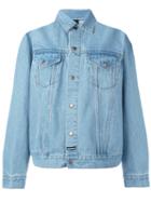 Les (art)ists - 'new Wave' Denim Jacket - Women - Cotton - Xs, Women's, Blue, Cotton