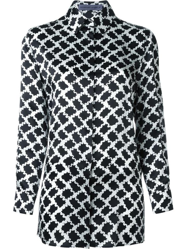 Emanuel Ungaro Checked Print Shirt