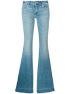 J Brand - Flared Jeans - Women - Cotton/polyurethane - 27, Blue, Cotton/polyurethane