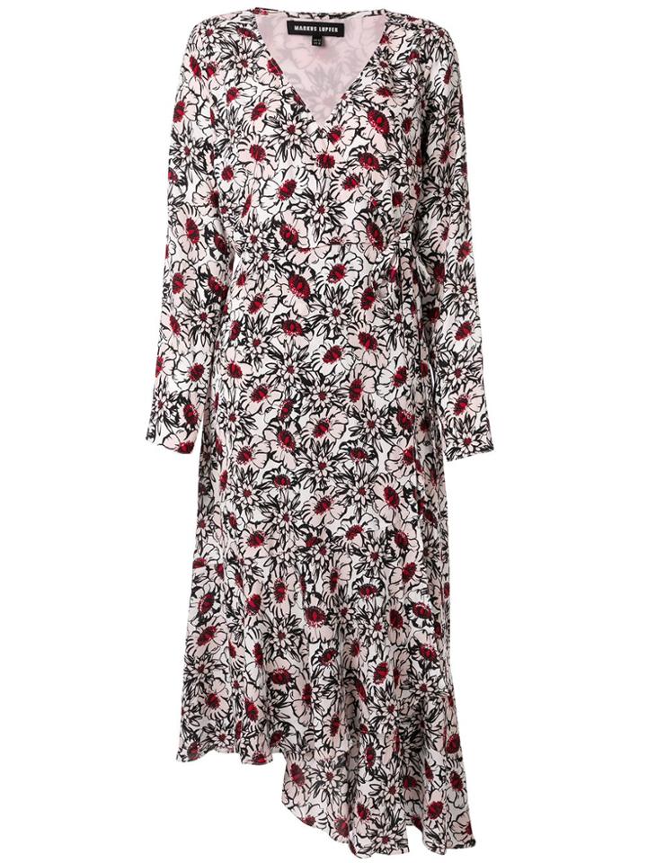 Markus Lupfer Floral Asymmetric Dress - Multicolour