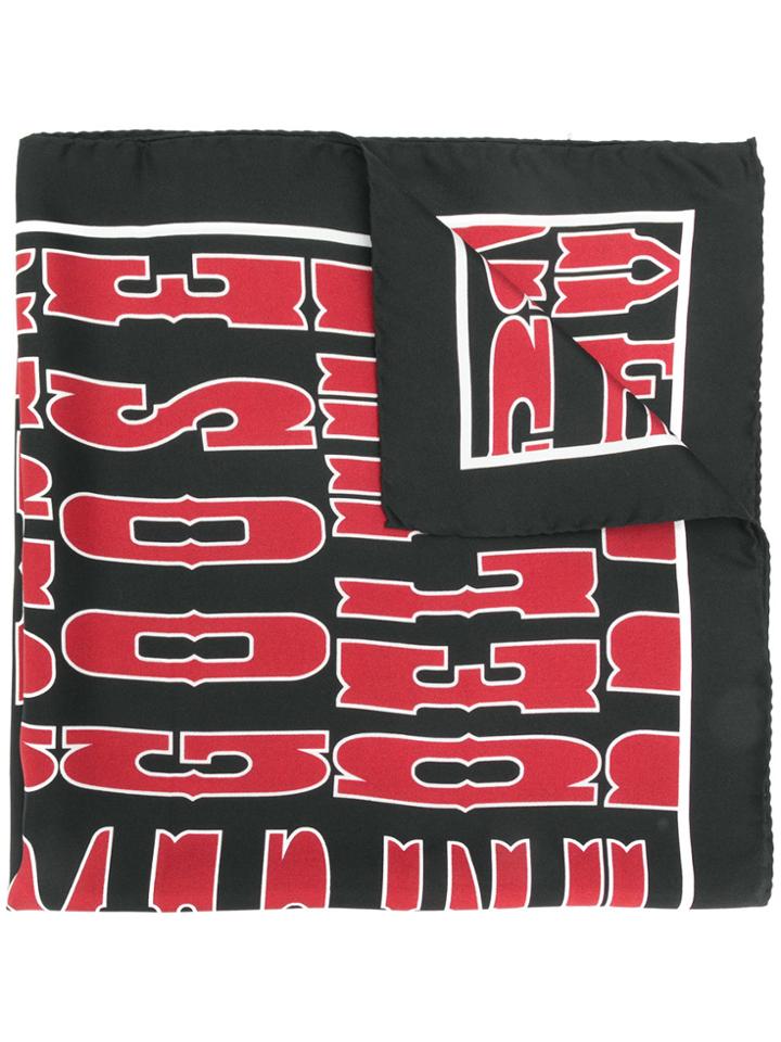 Golden Goose Deluxe Brand Future Western Scarf - Black