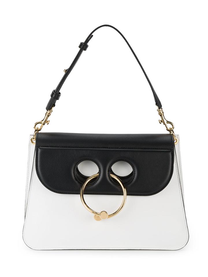 Jw Anderson Medium Black White Pierce Shoulder Bag