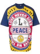 Love Moschino Peace Printed T-shirt - Blue