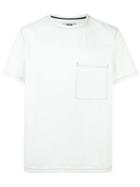 Msgm - Denim T-shirt - Men - Cotton - 44, White, Cotton