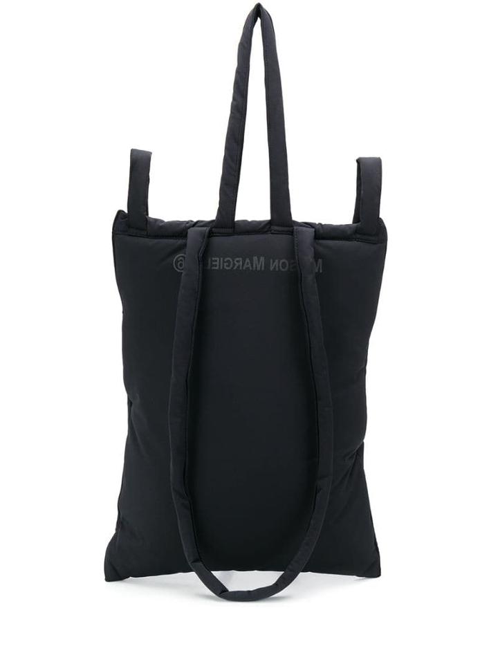 Mm6 Maison Margiela Reversed Logo Tote - Blue