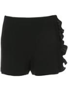 Cinq A Sept Ruffled Side Shorts - Black