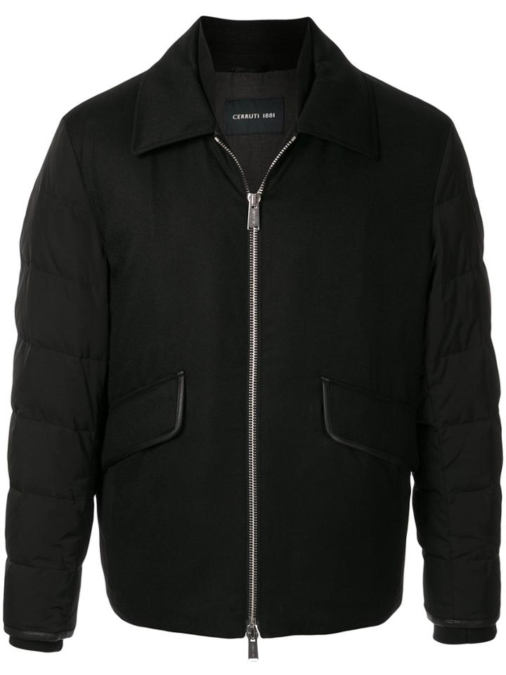 Cerruti 1881 Padded Sleeve Lightweight Jacket - Black
