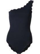 Marysia Scalloped One Shoulder One-piece
