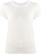 Each X Other Silky Ribbed T-shirt - White