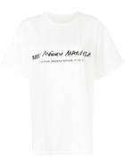 Mm6 Maison Margiela Logo Printed T-shirt - White