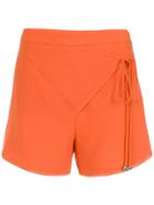 Nk Wrap Style Shorts - Yellow & Orange