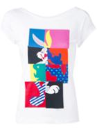 Iceberg - Bugs Bunny T-shirt - Women - Cotton/spandex/elastane - 38, White, Cotton/spandex/elastane