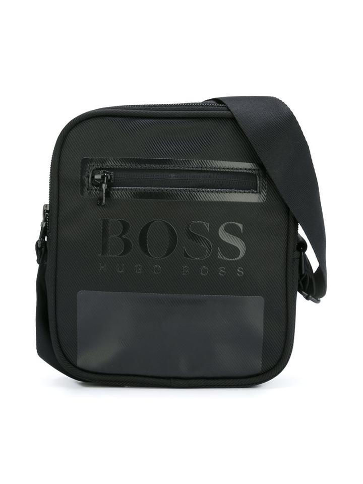 Boss Kids Logo Shoulder Bag, Boy's, Black