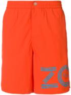 Kenzo Logo Swim Shorts - Yellow & Orange