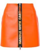 Heron Preston Short A-line Skirt - Yellow & Orange