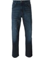 7 For All Mankind Straight Leg Jeans, Men's, Size: 32, Blue, Cotton/polyester