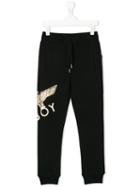 Boy London - Eagle Joggers - Kids - Cotton/spandex/elastane - 7 Yrs, Black