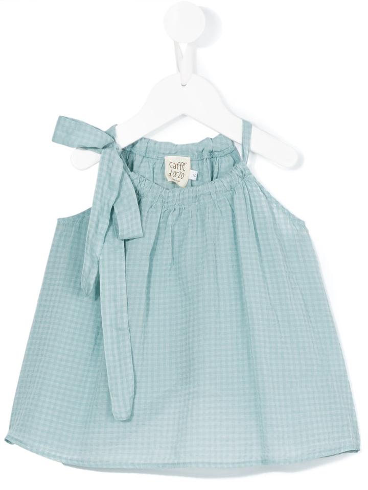 Caffe' D'orzo - Gulia Top - Kids - Cotton/viscose - 6 Yrs, Blue