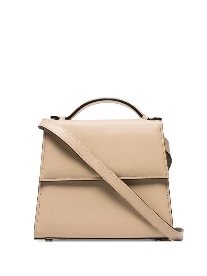 Hunting Season Small Leather Tote Bag - Neutrals