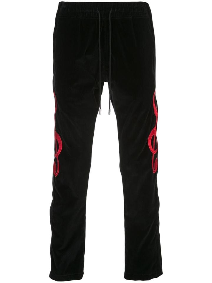 Just Don The Sound Treble Clef Tearaway Trousers - Black