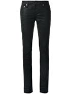 Saint Laurent - Coated Skinny Jeans - Women - Cotton/polyurethane - 25, Black, Cotton/polyurethane
