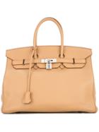 Hermès Vintage Birkin 35 Handbag Triill Clemence - Brown