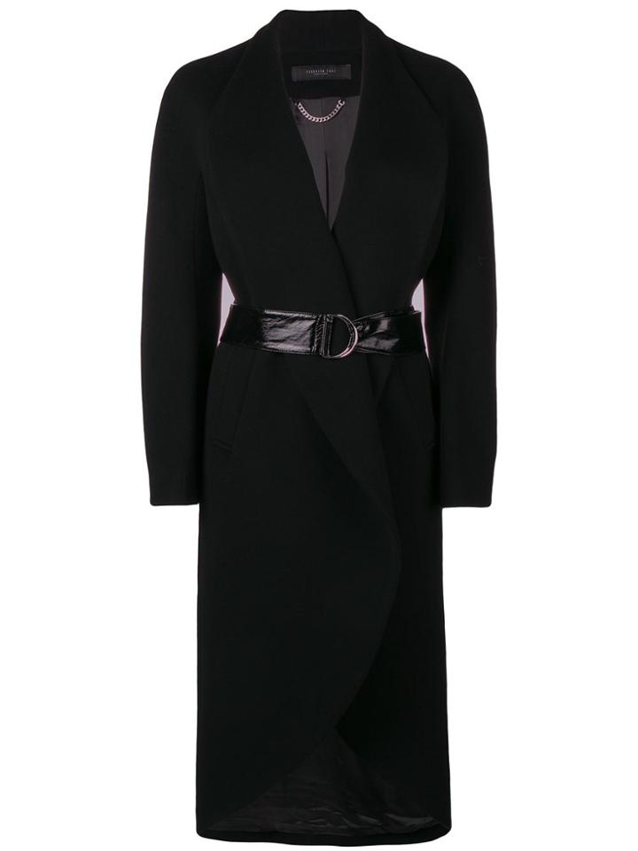 Federica Tosi Wrap Coat - Black
