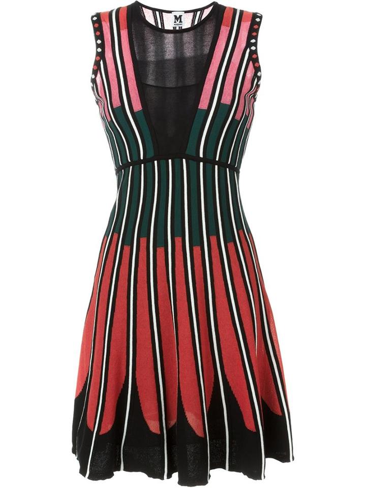 M Missoni Striped Knit Dress