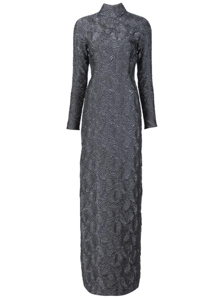 Christian Siriano Textured Evening Dress