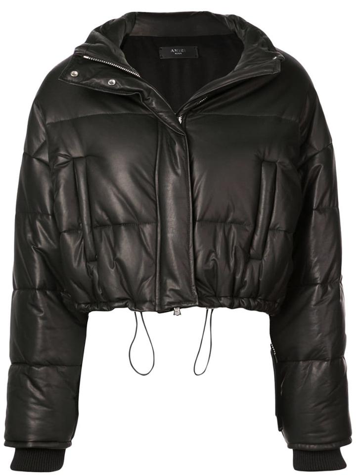 Amiri Short Puffer Jacket - Black