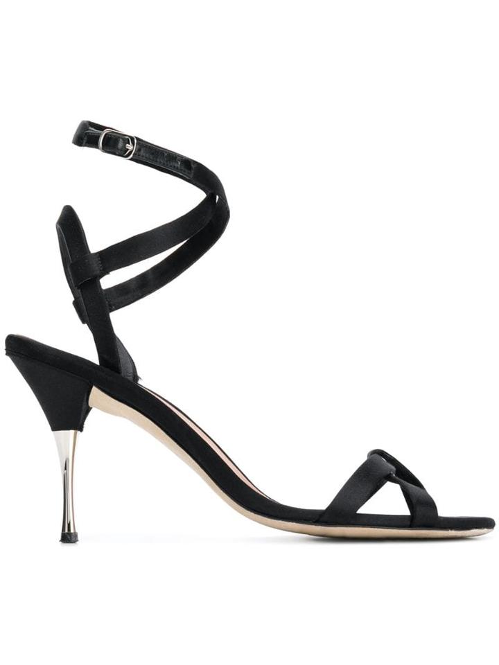 Victoria Beckham Amy Heeled Sandals - Black