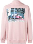 Omc - Logo Print Hoodie - Men - Cotton - L, Pink/purple, Cotton