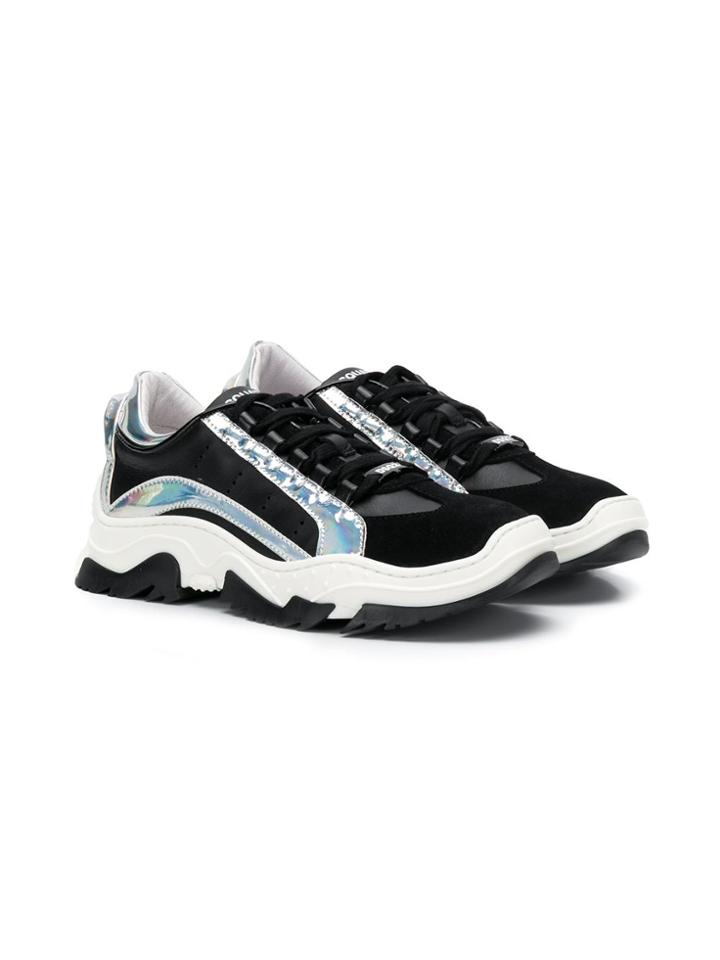 Dsquared2 Kids Kaleido Sneakers - Black