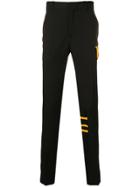 Calvin Klein 205w39nyc Stripe-trim Trousers - Black