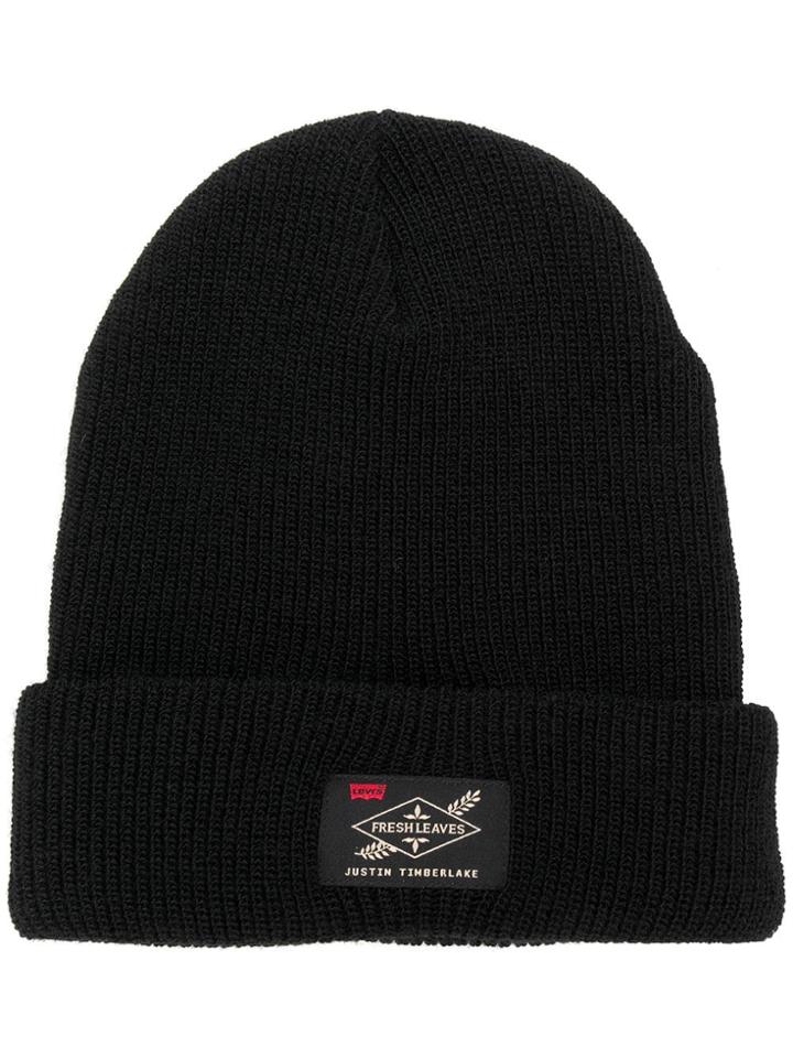 Levi's Levi's 38022 0117blk Leather/fur/exotic Skins->leather - Black